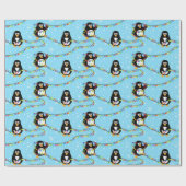 kerstpatroonpatroon cadeaupapier (Vlak)