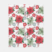 kerstpatroonpatroon fleece deken (Voorkant)