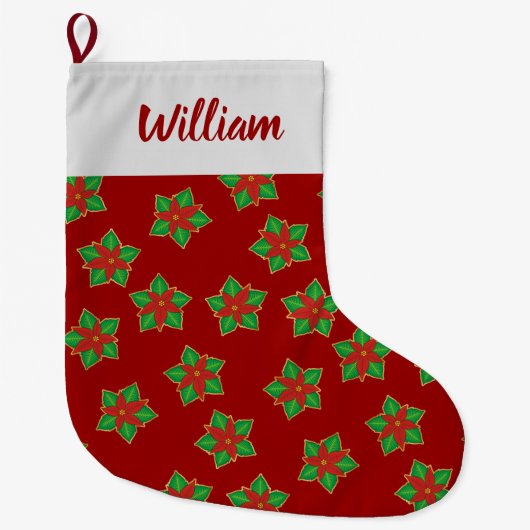 kerstpatroonpatroon grote kerstsok (Voorkant)