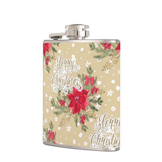 kerstpatroonpatroon heupfles (Links)