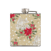 kerstpatroonpatroon heupfles (Achterkant)