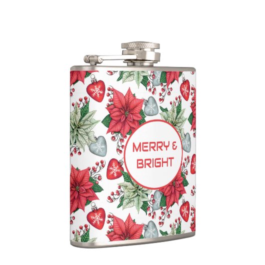 kerstpatroonpatroon heupfles (Rechts)