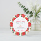 kerstpatroonpatroon kaart (Staand voorkant)