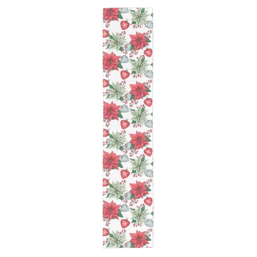 kerstpatroonpatroon korte tafelloper (Voorkant)