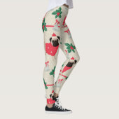 kerstpatroonpatroon leggings (Rechts)