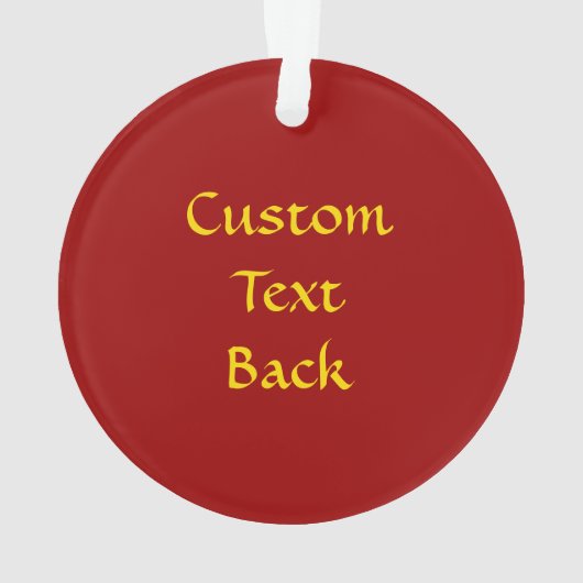 kerstpatroonpatroon ornament (achterkant)