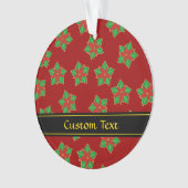 kerstpatroonpatroon ornament (voorkant)