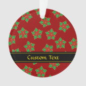 kerstpatroonpatroon ornament (voorkant)