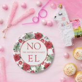 kerstpatroonpatroon papieren bordje (Feest)