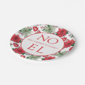 kerstpatroonpatroon papieren bordje (Gekanteld)