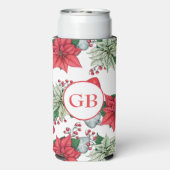 kerstpatroonpatroon seltzer blikjeskoeler (Seltzer Achterkant)