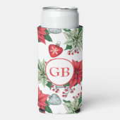 kerstpatroonpatroon seltzer blikjeskoeler (Seltzer Voorkant)