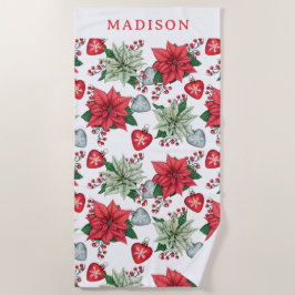 kerstpatroonpatroon strandlaken