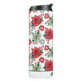 kerstpatroonpatroon thermosbeker (Gedraaid links)