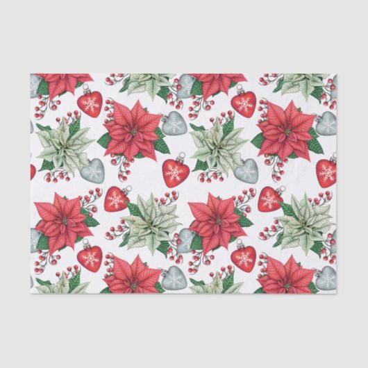 kerstpatroonpatroon tissuepapier (Voorkant)