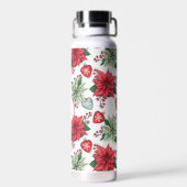 kerstpatroonpatroon waterfles (Achterkant)