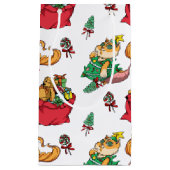 kerstpatroonschilderij Funny Mermaid Cat Klein Cadeauzakje (Voorkant)