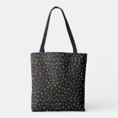 kerstpatroonsterren tote bag (Achterkant)