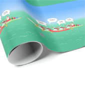 kerstpeddel cadeaupapier (Rol Hoek)