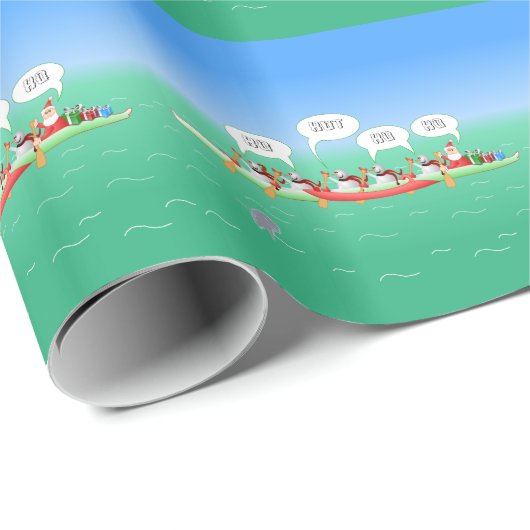 kerstpeddel cadeaupapier (Rol Hoek)