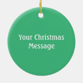 kerstpeddel keramisch ornament (Achterkant)