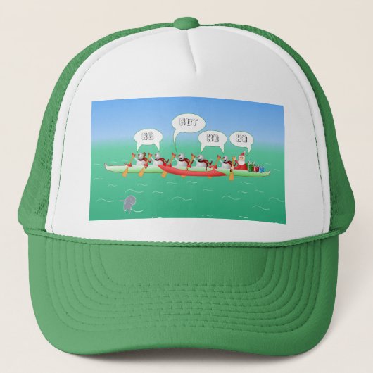 kerstpeddel trucker pet (Voorkant)