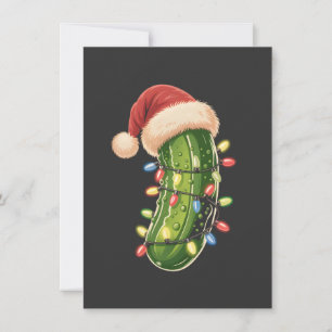 Kerstpekel Augurk In Kerstlichtjes Augurk Kaart