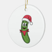Kerstpekel Bikini Grappig Kerstcadeau Keramisch Ornament (Links)