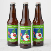  🎅 kerstpekelaar bier etiket (Flessen)