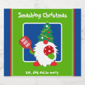  🎅 kerstpekelaar bier etiket (Enkel label)