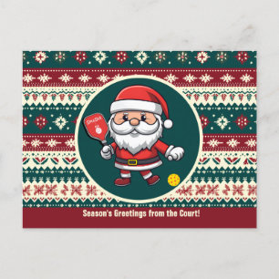 🎅 kerstpekelaar feestdagenkaart