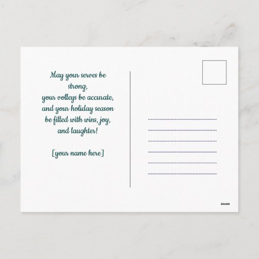  🎅 kerstpekelaar feestdagenkaart (Achterkant)