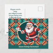  🎅 kerstpekelaar feestdagenkaart (Voorkant / Achterkant)