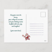  🎅 kerstpekelaar feestdagenkaart (Achterkant)