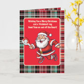  🎅 kerstpekelaar kaart (Gele Bloem)