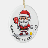  🎅 kerstpekelaar keramisch ornament (Rechts)