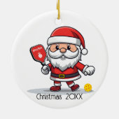  🎅 kerstpekelaar keramisch ornament (Achterkant)