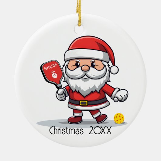  🎅 kerstpekelaar keramisch ornament (Achterkant)