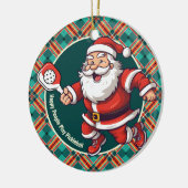  🎅 kerstpekelaar keramisch ornament (Links)