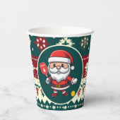  🎅 kerstpekelaar papieren bekers (Achterkant)