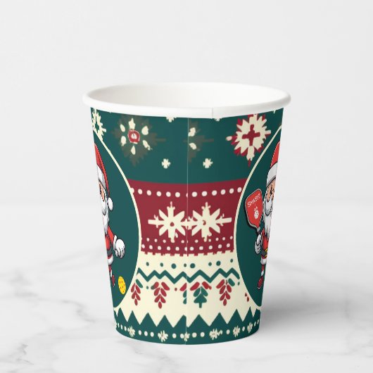 🎅 kerstpekelaar papieren bekers (Rechts)