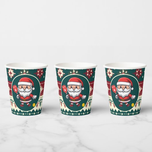  🎅 kerstpekelaar papieren bekers (Multi)