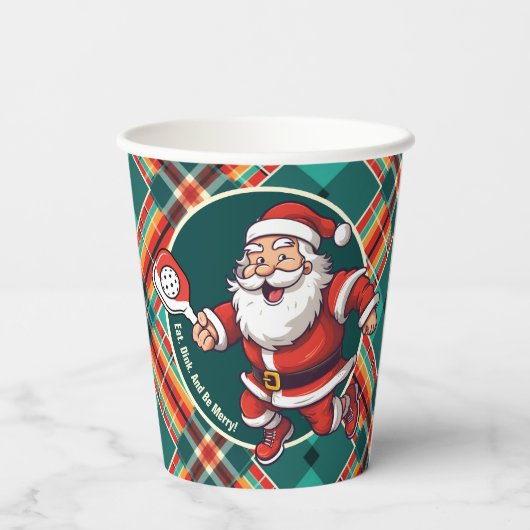  🎅 kerstpekelaar papieren bekers (Achterkant)