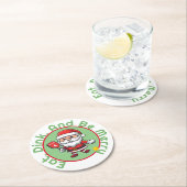  🎅 kerstpekelaar ronde kartonnen onderzetter (Insitu)