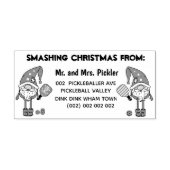 kerstpekelbalstempel voor rubber rubberstempel (Afrduk)