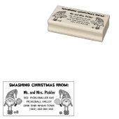 kerstpekelbalstempel voor rubber rubberstempel (Gestempeld)