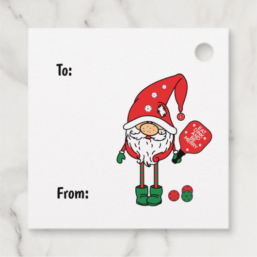 Kerstpekeltje Bedankjes Labels (Achterkant)