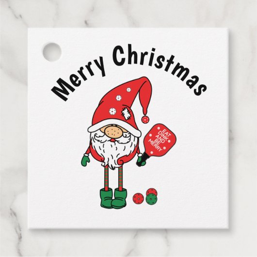 Kerstpekeltje Bedankjes Labels (Voorkant)