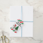 Kerstpekeltje Cadeaulabel (Met Touw)