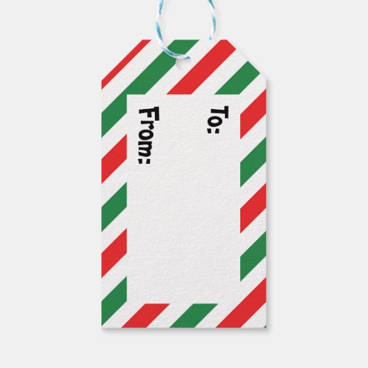 Kerstpekeltje Cadeaulabel (Achterkant)
